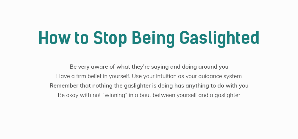 How to Stop Being Gaslighted