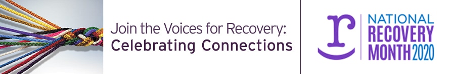 National Recovery Month 2020 banner