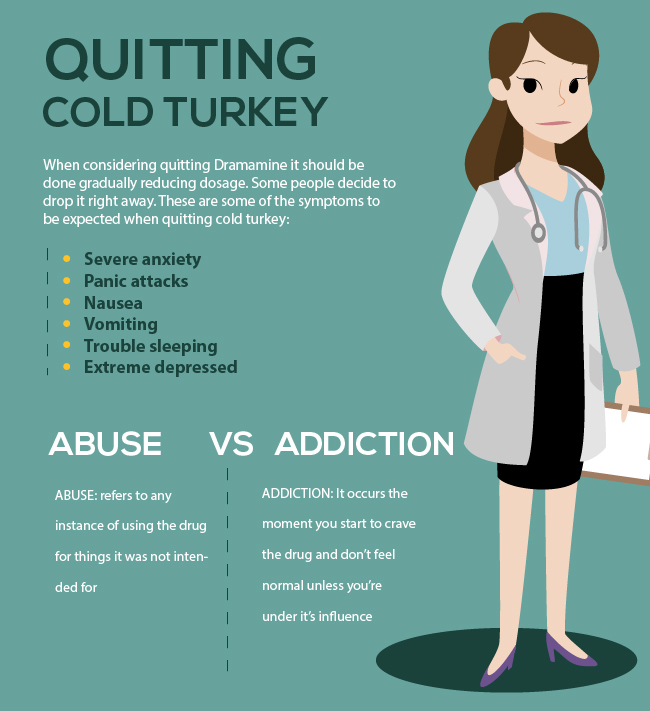 Quitting Dramamine Cold Turkey