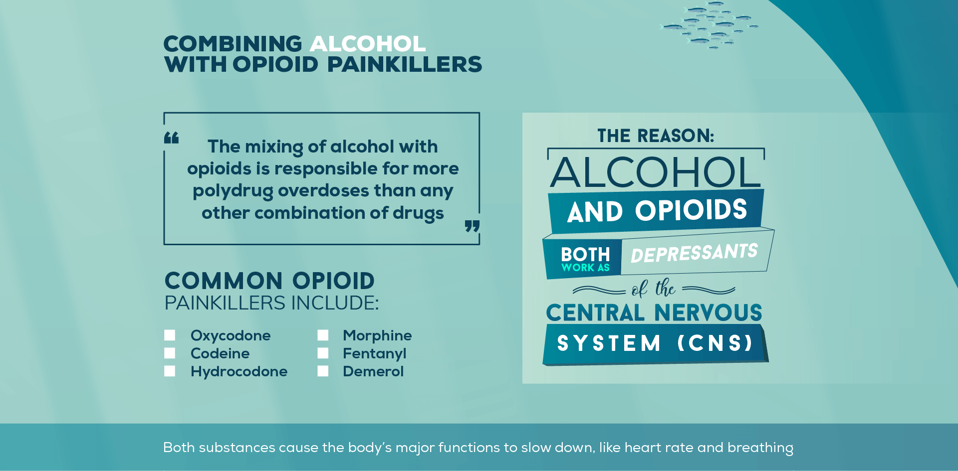 Combining Alcohol with Opioid Painkillers