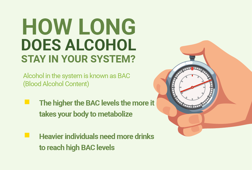 how long to clear alcohol from your system