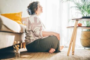 a woman trying out a natural cure for alcohol cravings
