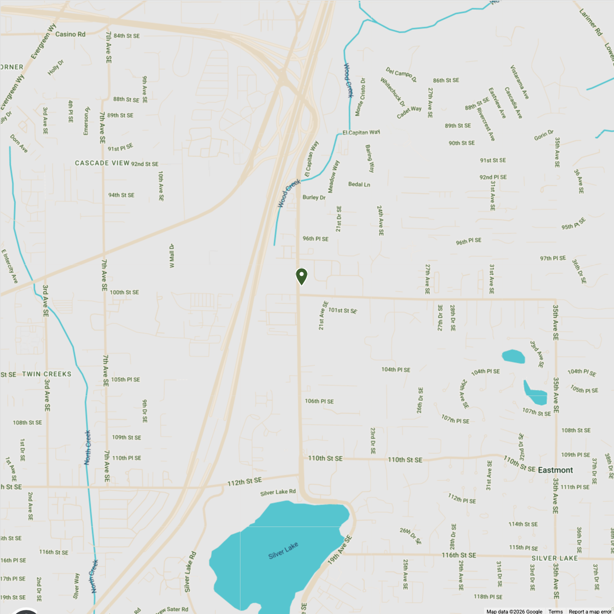 Map showing Map — Everett Outpatient