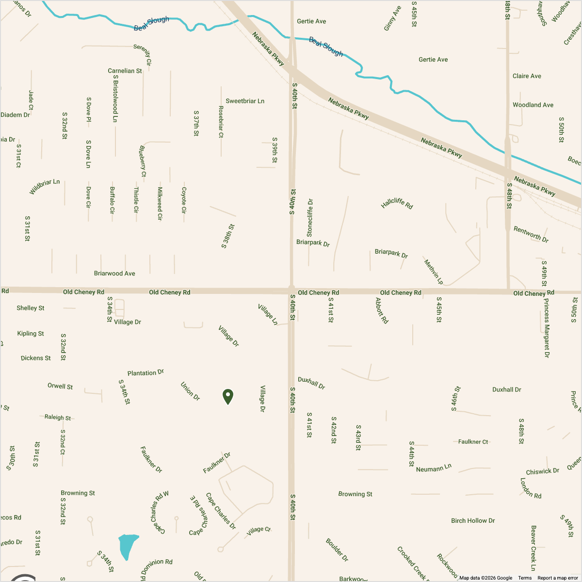 Map showing Map — Lincoln Overview