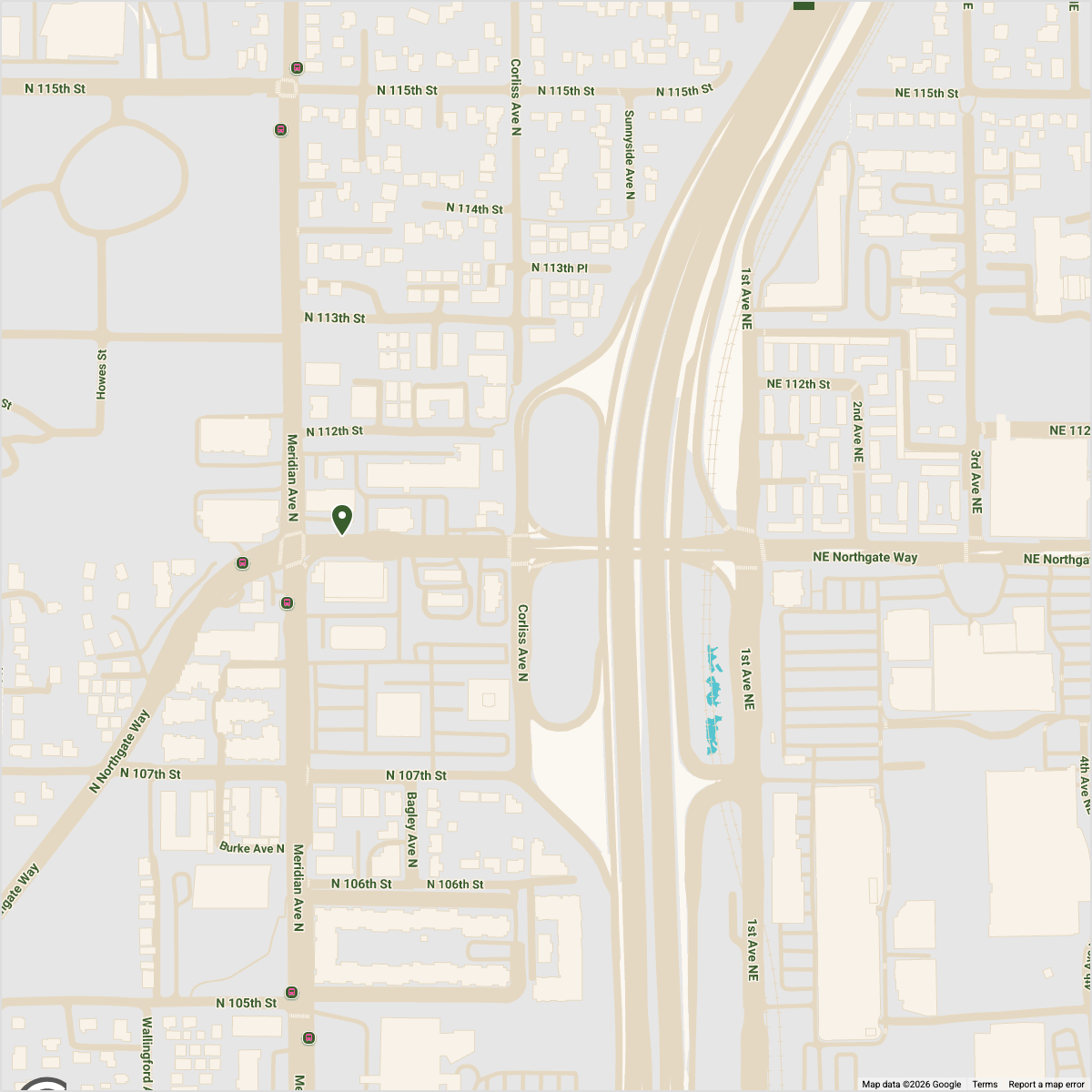 Map showing Map — Seattle Outpatient